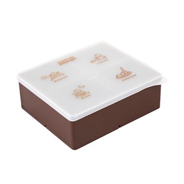 Mother's Corn Kitchen Baby Food Freezer Cube Tempat Makan Anak - Brown [L]