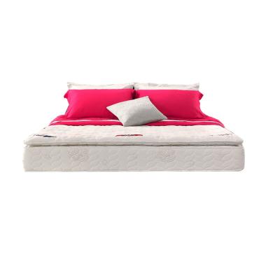 Alga Kasur Springbed Pillowtop Pure Latex - Hanya Kasur - Khusus Jabodetabek 90 x 200 Putih