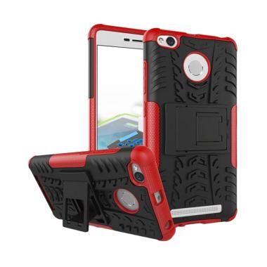 Armor Rugged Shockproof Hybrid Casi ... 3 Pro or 3s Prime - Merah