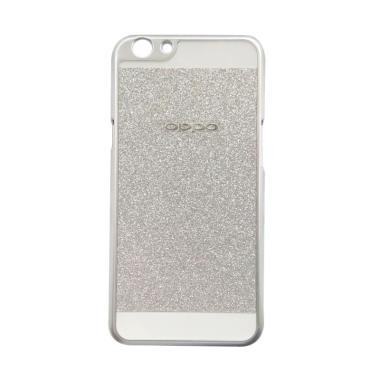 Case Glitter Hardcase Softcase Metalic Casing for Oppo F1s Selfie Expert A59 - Silver