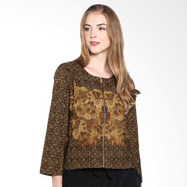 Batik Pria Tampan Woupj-04081627p Banji Kukilorino Sm Blazer Wanita - Teak