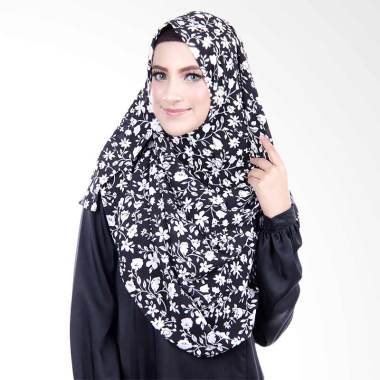 Cantik Kerudung No.4 Ariana Printed ... Friendly Pashmina Instan