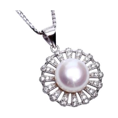 Royale Jewel WGP 111B Kalung Perak ... iara Asli with Velvet Box