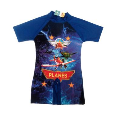Alya Collection TK Planes Baju Renang Anak Pria - Biru