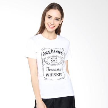 ELLIPSES INC Jackdaniels Tumblr Tee ... ita Lengan Pendek - Putih
