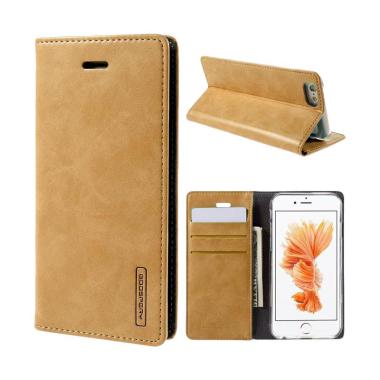 Mercury Goospery Bluemoon Flip Cover Casing for Xiaomi Redmi Note 3 - Gold