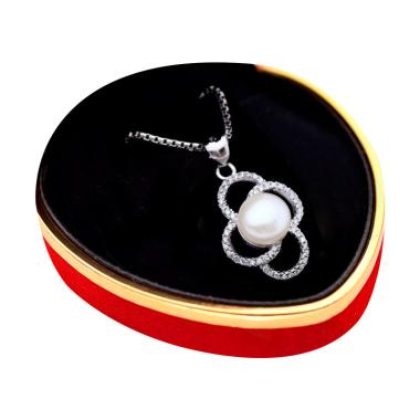 Royale Jewel WGP 078B Kalung Perak ... iara Asli with Velvet Box