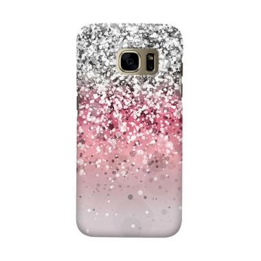 Indocustomcase Glitter 2 Cover Casing for Samsung Galaxy S6 Edge