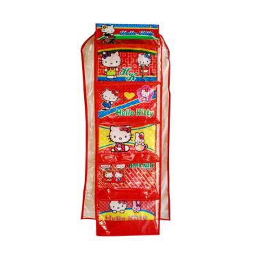 Orange Collections Karakter Hello Kitty Hanging Bag Organizer - Merah