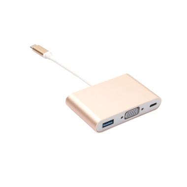Cooltech USB 3.1 Type-C Video Adapt ... Type-C Chager - Rose Gold