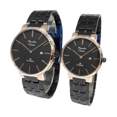 Alexandre Christie Classic 8495LMDB ... n Couple - Black Rosegold