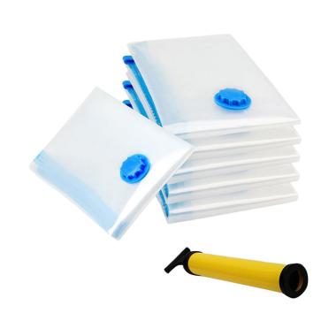 TOKUNIKU Vacuum Storage Bag with Pompa [6 Pcs]