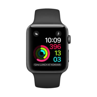 PROMO Apple Watch Series 1 42mm Black Sport Band (MP032) Garansi Resmi