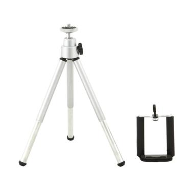Universal Holder Stend Mini Tripod ... ne with Holder U - Silver
