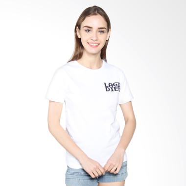 Ellipses Inc Tumblr Tee Lagi Diet T ... ita Lengan Pendek - Putih
