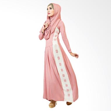 Supernova House Samantha SD Dusty Dress Muslim - Pink Off White