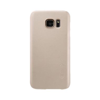Nillkin ORIGINAL Super Frosted Shield Samsung Galaxy S7 Edge - Gold/Emas Hardcase Backcase Backcover
