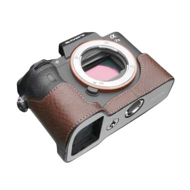 Gariz Leather Case XS-CHA7IIBR Brown for Sony A7 II jpckemang