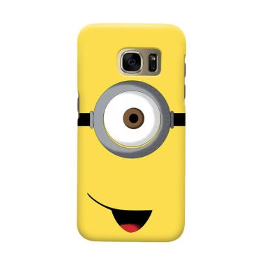 Indocustomcase Cartoon Minion Cover Casing for Samsung Galaxy S6