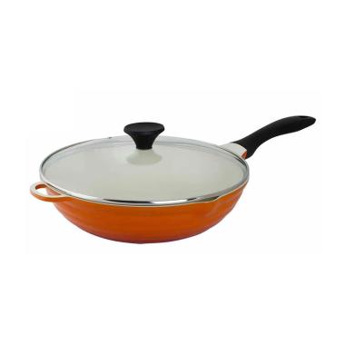 Lock & Lock Wok Model Vitamin Ii With Box Wajan Panci Penggorengan [28 cm/