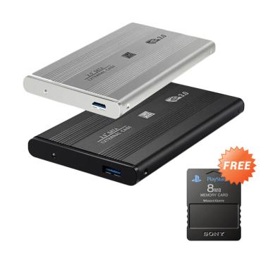 SATA Harddisk Eksternal for PS2 [80 ... ee 100 Games + MC Booting