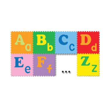 Evamat Tikar Huruf Besar Kecil ABC  ... os Puzzle Karpet [26 Pcs]