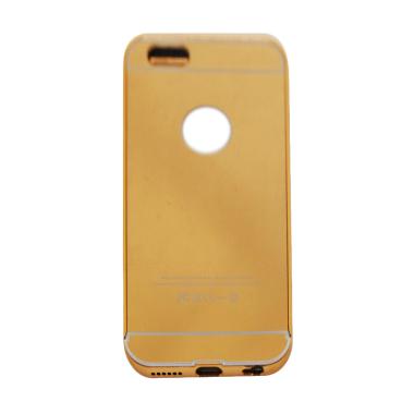 VR Bumper Mirror Alumunium Metal Sl ... le iPhone 5G/5S/SE - Gold