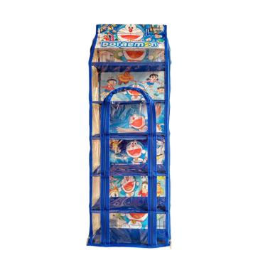 Orange Collections Doraemon Hanging Multifunction Rack Zipper 5 Sap