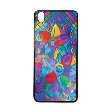 CARSTENEZIO Motif Batik 11 Hardcase ... 1 Plus or OPPO R9 - Hitam