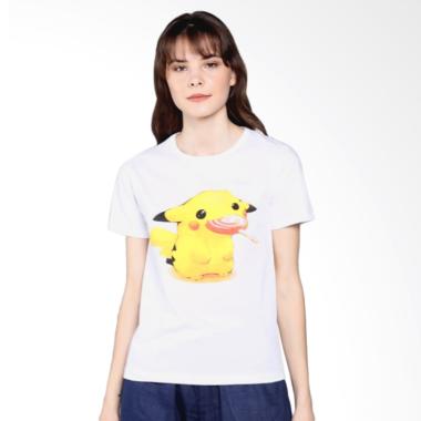 ELLIPSES INC Tumblr Tee Lengan Pend ... op T-Shirt Wanita - Putih