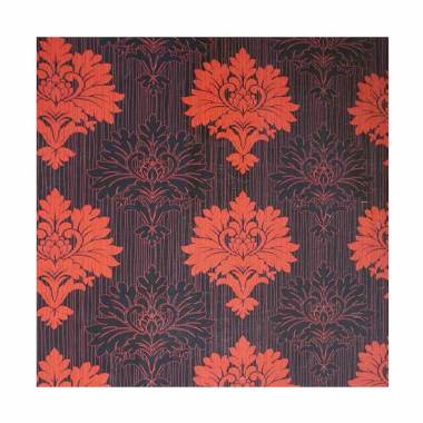 Java Wallpaper King NAE1289 Motif B ... asi Dinding - Hitam Merah