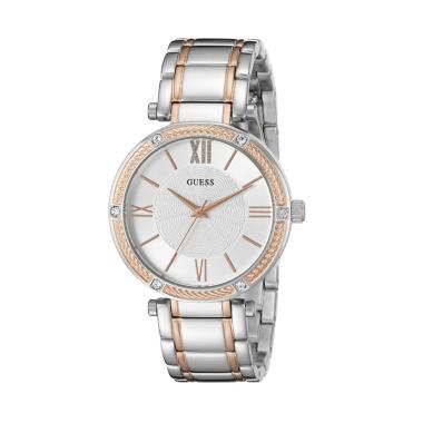 GUESS W0636L1 Park Ave Guess Watch ... Wanita - Silver Rose Gold