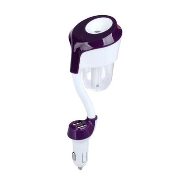 Nanum Original II Car Aromatherapy ... with Dual USB Port - Ungu