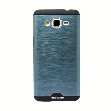 Motomo Hybird Backcase Hardcase Casing for Samsung Galaxy Grand Prime G530H - Biru Dongker