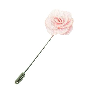 Houseofcuff Collar Bar Lapel Pin Bros Jas Wedding Best Man Flower Lapen Nino - Peach Peach - White