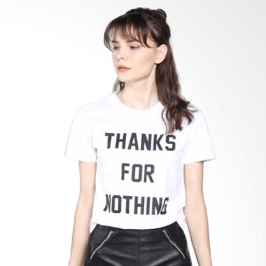 ELLIPSES INC Tumblr Tee Lengan Pend ... ng T-Shirt Wanita - Putih