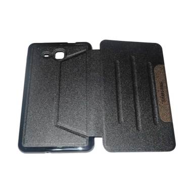 Samsung Leather Flip Cover Casing f ... 80 or T285 7 Inch - Hitam