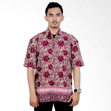 Batik Putri Ayu Solo KPD19 Semi Sut ... atik Pria - Purple Fushia