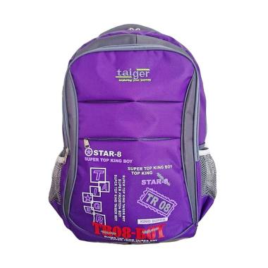 Bag & Stuff Taiger Star-8 Laptop Ba ... + Pelindung Hujan - Ungu