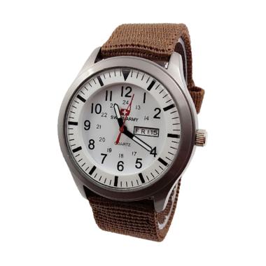 Swiss Army Unisex D43H70SA7826MCKTL ... am Tangan Unisex - Coklat