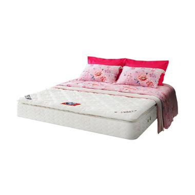 Alga Kasur Springbed Pillowtop Pure Latex Super Keras - Hanya Kasur - Khusus Jabodetabek 90 x 200 Pu