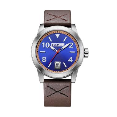 Jeep JPS71402 Spirit Casual Multifunction Jam Tangan Pria - Blue Dark Brown Dark Brown