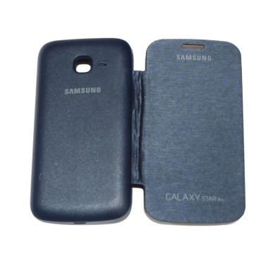 QCF Flipcase Flip Cover Casing for ... 7262/Star Duos - Biru Tua