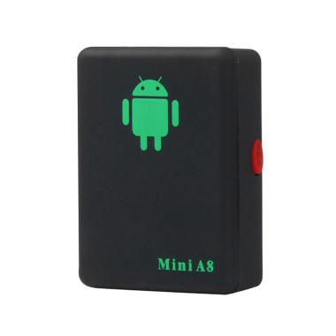 Universal Mini A8 GPS Intelligent Locator Voice Callback Remote Tracking Anti Lost - Black