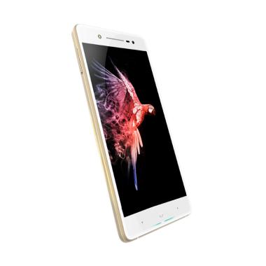 Polytron Prime 7S Smartphone - Whit ... nd Back + Soft Jelly Case