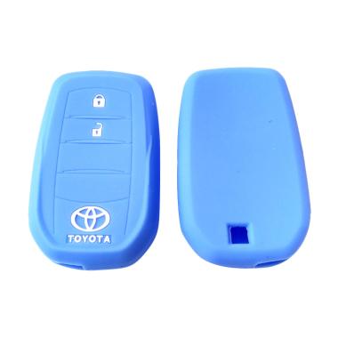 OEM Sillicone Remote Cover for Toyo ... Innova tipe Q - Biru Muda