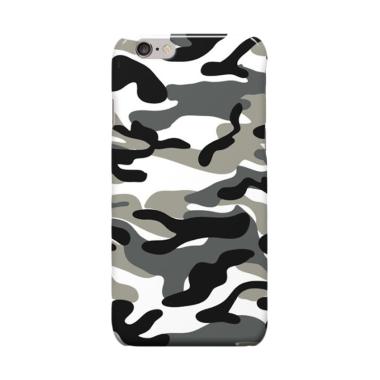 Indocustomcase Army Camoflauge Cove ... or 6S Plus - Black White