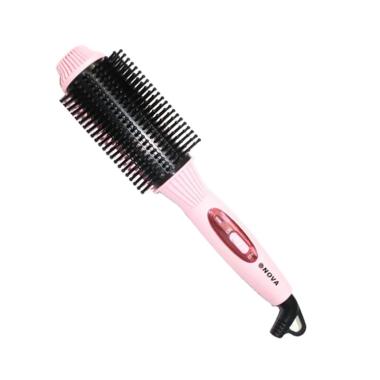 Orange's Nova Electric Brush Styler Roll Straight - Pink