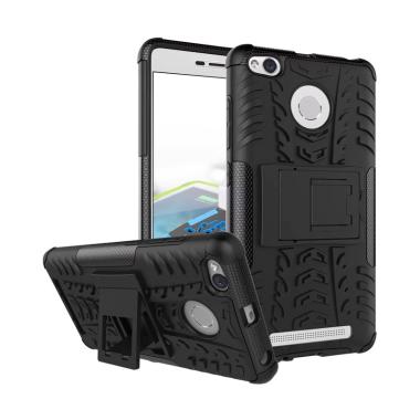 OEM Defender Hybrid Armor Kick Robo ... omi Redmi 3s/3pro - Hitam