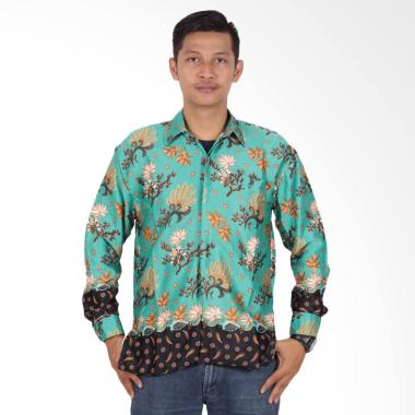 Batik Putri Ayu Solo Semi Sutra Fur ... an Panjang KPJ201 - Hijau